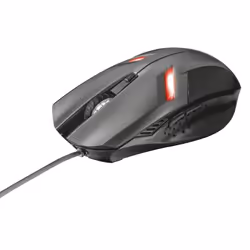 Trust ZIVA GAMING MOUSE, Droitier, USB Type-A, 2000 DPI, Noir