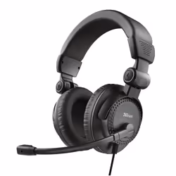 Trust Como, Avec fil, Appels/Musique, 20 - 20000 Hz, 265 g, Casque, Noir