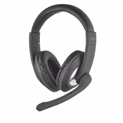 Trust 21662, Avec fil, Appels/Musique, 50 - 20000 Hz, 212 g, Casque, Noir