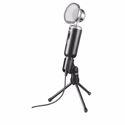 Trust 21672, Microphone de PC, 50 - 16000 Hz, 2,2 Ohm, Omnidirectionnel, Avec fil, 3,5 mm (1/8")