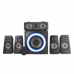 Trust GXT 658 Tytan 5.1 set d'enceintes 90 W Universel Noir 5.1 canaux