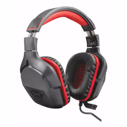 Trust GXT 344 CREON, Avec fil, Jouer, 20 - 20000 Hz, Casque, Noir, Rouge