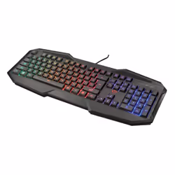 Trust GXT 830-RW Avonn, Taille réelle (100 %), Avec fil, USB, Clavier à membrane, LED RGB, Noir