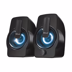 Trust Gemi, 2.0 canaux, Avec fil, 6 W, 20 - 20000 Hz, Noir