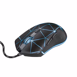 Trust GXT 133 Locx, Droitier, Optique, USB Type-A, 4000 DPI, Noir