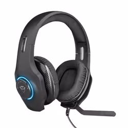 Trust GXT 455 Torus, Avec fil, Jouer, 20 - 20000 Hz, 343 g, Casque, Noir