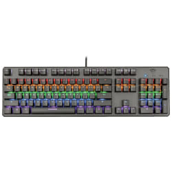 Trust GXT 865 Asta clavier USB AZERTY Français Noir