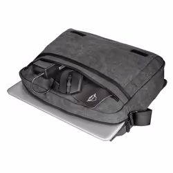 Trust GXT 1260 Yuni 15.6" Sac Messenger Noir, Gris