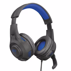Trust GXT 307B Ravu Gaming Headset for PS4, Avec fil, Jouer, 20 - 20000 Hz, 289 g, Casque, Noir, Bleu