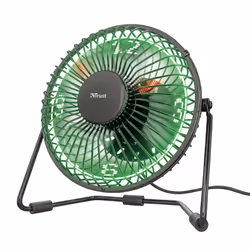 Trust Victu, Ventilateur à lame domestique, Noir, Sol, Table, fenêtre, Métal, 60 dB, 2300 tr/min