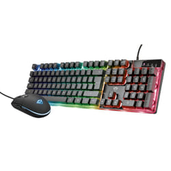Trust GXT 838 Azor clavier Souris incluse USB Noir