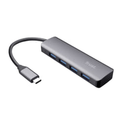 Trust 23328 hub & concentrateur USB 3.2 Gen 1 (3.1 Gen 1) Type-A 5000 Mbit/s Gris
