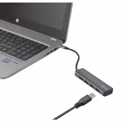 Trust 23328 hub & concentrateur USB 3.2 Gen 1 (3.1 Gen 1) Type-A 5000 Mbit/s Gris