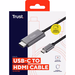 Trust Calyx adaptateur graphique USB Noir, Métallique - Vue supplémentaire 6