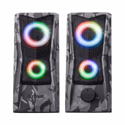 Trust GXT 606 Javv, 2.0 canaux, Avec fil, 12 W, 160 - 20000 Hz, 4 Ohm, Noir, Gris