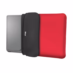 Trust 23455 15.6" Housse Noir, Rouge