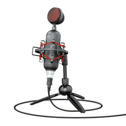 Trust GXT 244 Buzz Noir, Rouge Microphone de PC