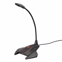 Trust 23467, Microphone de PC, -38 dB, 50 - 10000 Hz, 2200 Ohm, Omnidirectionnel, Avec fil
