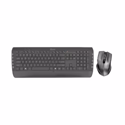 Trust Tecla-2 clavier Souris incluse RF sans fil QWERTY Espagnole Noir