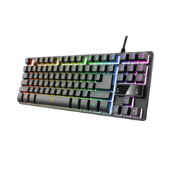 Trust GXT 833 Thado clavier USB Néerlandais Noir, Argent