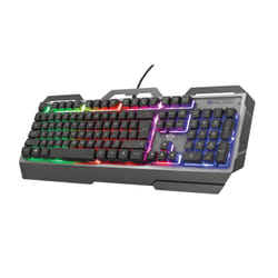 Trust GXT 856 Torac clavier USB QWERTY Espagnole Noir