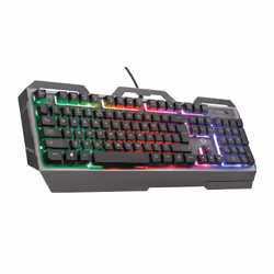 Trust GXT 856 Torac clavier USB QWERTY Espagnole Noir
