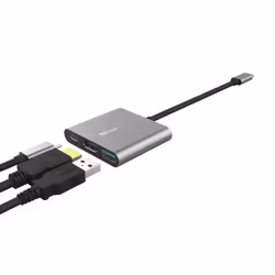 Trust Dalyx USB 3.2 Gen 1 (3.1 Gen 1) Type-C Aluminium, Noir