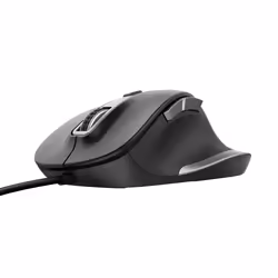 Trust Fyda, Droitier, Optique, USB Type-A, 5000 DPI, Noir