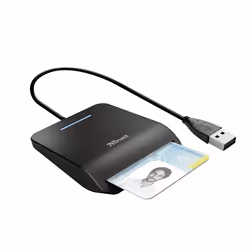 Trust Primo lecteur de cartes à puce Intérieure USB CardBus+USB 2.0 Noir