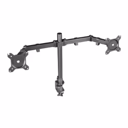 Trust GXT 1120 Mara Dual Monitor Arm, Pince, 16 kg, 81,3 cm (32"), 100 x 100 mm, Réglage de la hauteur, Noir
