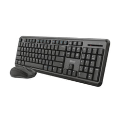 Trust 23943 clavier Souris incluse RF sans fil QWERTY Italien Noir