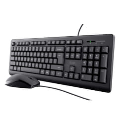 Trust Primo clavier Souris incluse Universel USB QWERTY Anglais américain Noir