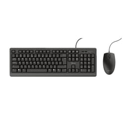 Trust Primo clavier Souris incluse USB QWERTY Espagnole Noir