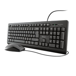 Trust TKM-250 clavier Souris incluse USB Espagnole Noir
