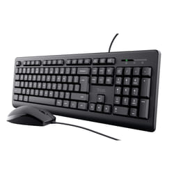 Trust Primo clavier Souris incluse USB AZERTY Français Noir