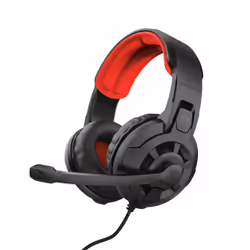 Trust GXT 411 Radius, Avec fil, Jouer, 309 g, Casque, Noir, Rouge