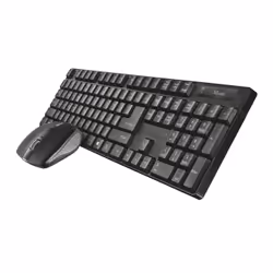 Trust Qoby clavier Souris incluse RF sans fil Français Noir