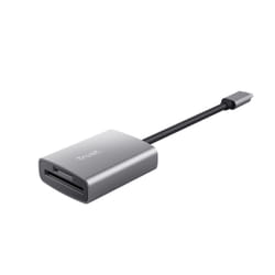 Trust 24136 lecteur de carte mémoire USB 3.2 Gen 1 (3.1 Gen 1) Type-C Aluminium