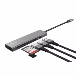 Trust Halyx USB 3.2 Gen 1 (3.1 Gen 1) Type-C 104 Mbit/s Aluminium
