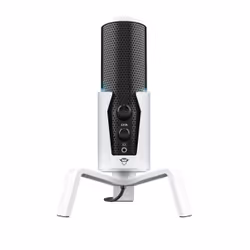 Trust GXT 258W Fyru USB 4-in-1 Streaming Noir, Blanc