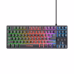 Trust GXT 833 Thado TKL clavier USB QWERTY Français Noir