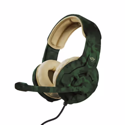 Trust GXT 411C Radius, Avec fil, Jouer, 20 - 20000 Hz, Casque, Beige, Noir, Vert