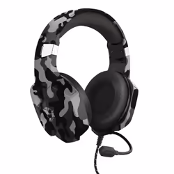Trust GXT 1323 ALTUS, Avec fil, Jouer, 20 - 20000 Hz, 354 g, Casque, Noir, Camouflage