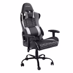 Trust GXT 708W Resto, Siège de jeu universel, 150 kg, Universel, Noir, Noir, Métal