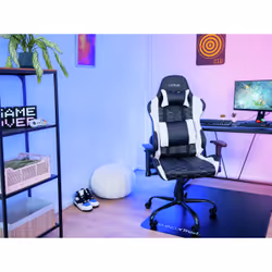 Trust GXT 708W Resto Siège de jeu universel Noir, Blanc - Vue supplémentaire 7