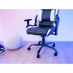 Trust GXT 708W Resto Siège de jeu universel Noir, Blanc - Vue supplémentaire 8