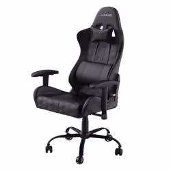 Trust GXT 708 Resto, Siège de jeu universel, 150 kg, Universel, Noir, Noir, Métal
