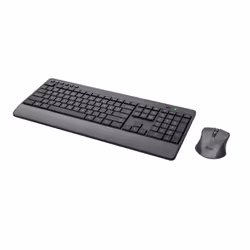Trust Trezo clavier Souris incluse RF sans fil QZERTY Espagnole Noir