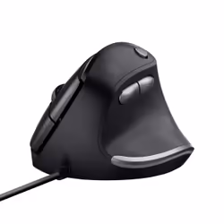 Trust Bayo Souris ergonomique verticale, Droitier, Optique, USB Type-A, 4200 DPI, Noir