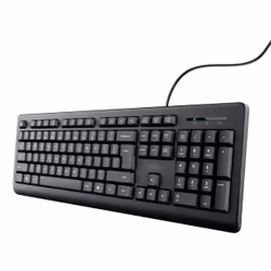 Trust 24639, Taille réelle (100 %), Avec fil, USB, Noir